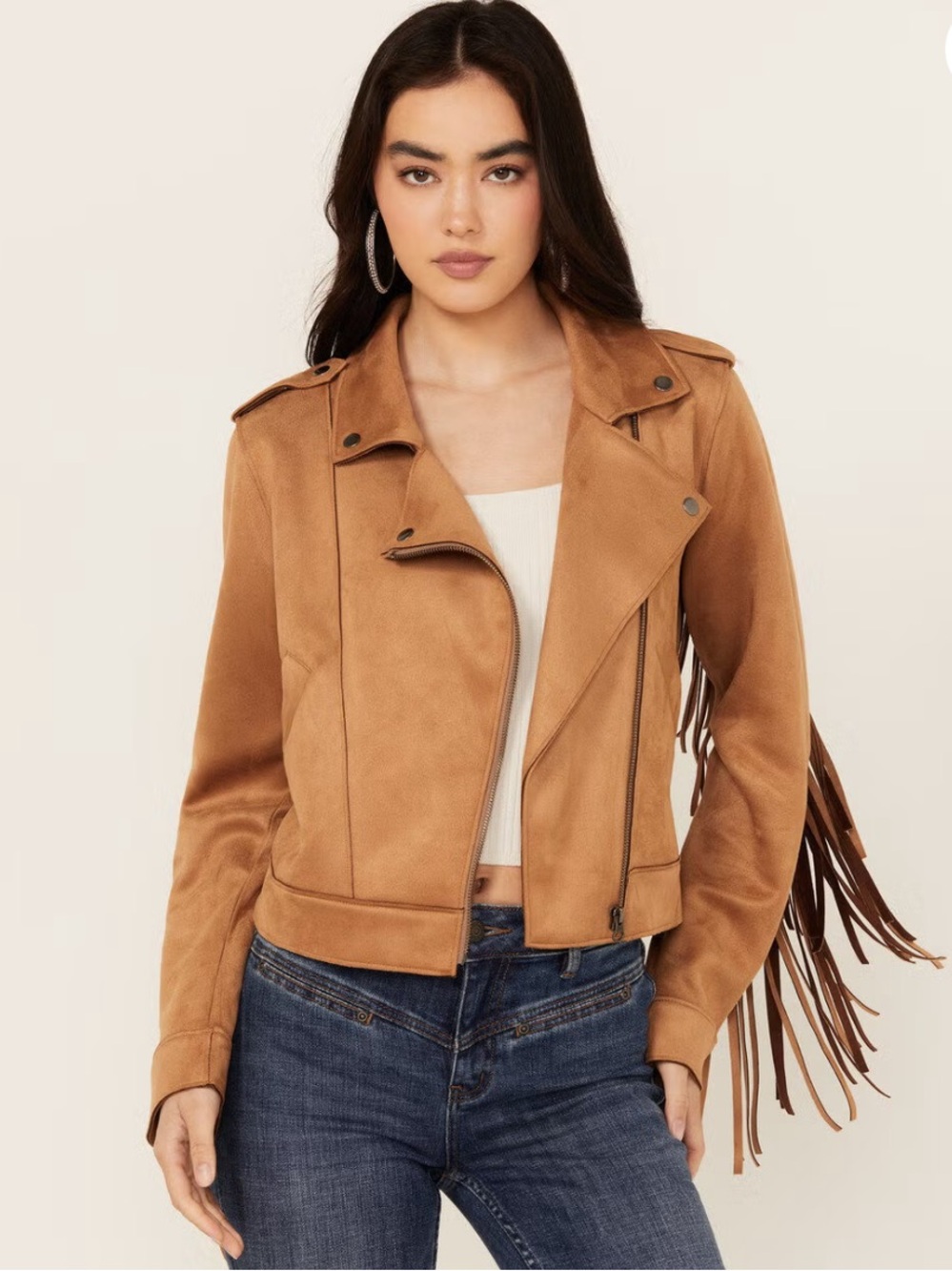 Idyllwind fringe moto jacket